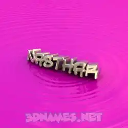 nasthar in Pink Graffiti style - 3D name wallpaper