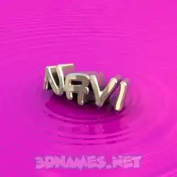 navi in Pink Graffiti style - 3D name wallpaper