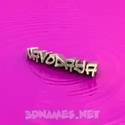 navodaya in Pink Graffiti style - 3D name wallpaper