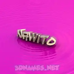 nawito in Pink Graffiti style - 3D name wallpaper