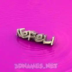 nefeli in Pink Graffiti style - 3D name wallpaper