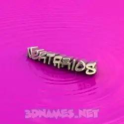 nektarios in Pink Graffiti style - 3D name wallpaper