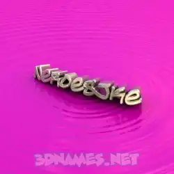 neroesjke in Pink Graffiti style - 3D name wallpaper