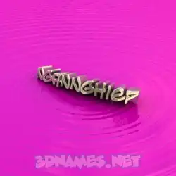ngannghiep in Pink Graffiti style - 3D name wallpaper