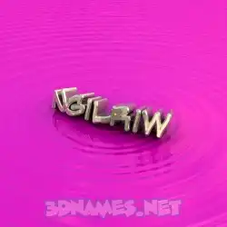 ngilriw in Pink Graffiti style - 3D name wallpaper