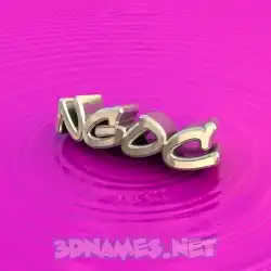 ngoc in Pink Graffiti style - 3D name wallpaper