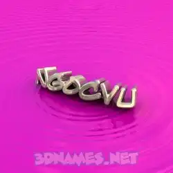 ngocvu in Pink Graffiti style - 3D name wallpaper