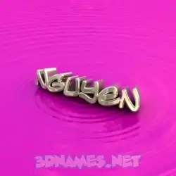 nguyen in Pink Graffiti style - 3D name wallpaper