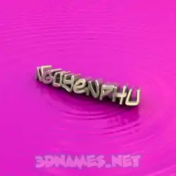 nguyenphu in Pink Graffiti style - 3D name wallpaper
