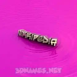 nikkipedia in Pink Graffiti style - 3D name wallpaper