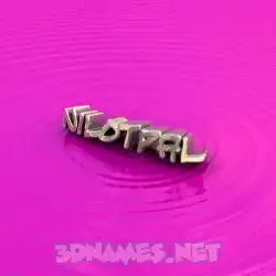 nilotpal in Pink Graffiti style - 3D name wallpaper