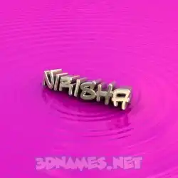 nirisha in Pink Graffiti style - 3D name wallpaper