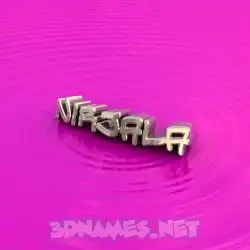 nirjala in Pink Graffiti style - 3D name wallpaper