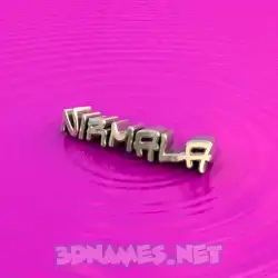 nirmala in Pink Graffiti style - 3D name wallpaper