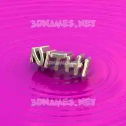 nithi in Pink Graffiti style - 3D name wallpaper