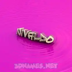 nivaldo in Pink Graffiti style - 3D name wallpaper