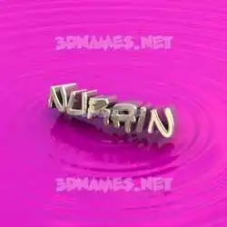 nurain in Pink Graffiti style - 3D name wallpaper