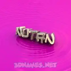 nutan in Pink Graffiti style - 3D name wallpaper