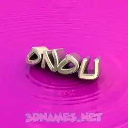 onou in Pink Graffiti style - 3D name wallpaper