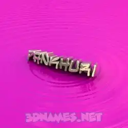 pankhuri in Pink Graffiti style - 3D name wallpaper