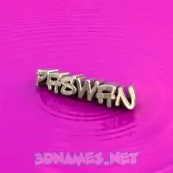 paswan in Pink Graffiti style - 3D name wallpaper