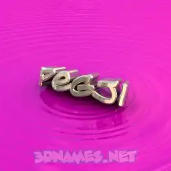 pegji in Pink Graffiti style - 3D name wallpaper