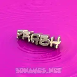 prabh in Pink Graffiti style - 3D name wallpaper
