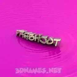 prabhjot in Pink Graffiti style - 3D name wallpaper