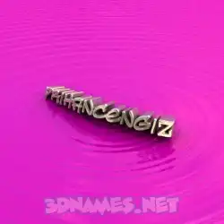 prihancengiz in Pink Graffiti style - 3D name wallpaper