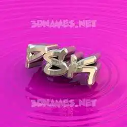 psk in Pink Graffiti style - 3D name wallpaper