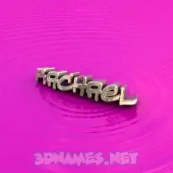 rachael in Pink Graffiti style - 3D name wallpaper