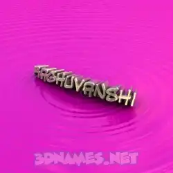 raghuvanshi in Pink Graffiti style - 3D name wallpaper