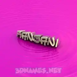 ranjani in Pink Graffiti style - 3D name wallpaper
