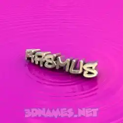 rasmus in Pink Graffiti style - 3D name wallpaper