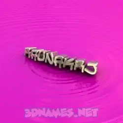 raunakrj in Pink Graffiti style - 3D name wallpaper