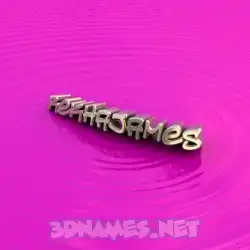 rekhajames in Pink Graffiti style - 3D name wallpaper