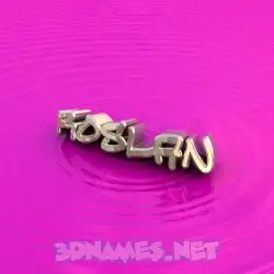 roslan in Pink Graffiti style - 3D name wallpaper