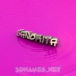 sanorita in Pink Graffiti style - 3D name wallpaper