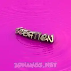 sebatien in Pink Graffiti style - 3D name wallpaper