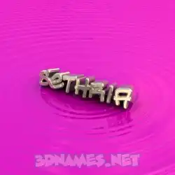 sethria in Pink Graffiti style - 3D name wallpaper