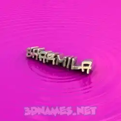 sharmila in Pink Graffiti style - 3D name wallpaper
