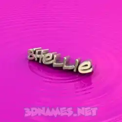 shellie in Pink Graffiti style - 3D name wallpaper