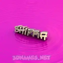 shipra in Pink Graffiti style - 3D name wallpaper
