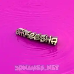 shireesha in Pink Graffiti style - 3D name wallpaper
