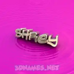 shrey in Pink Graffiti style - 3D name wallpaper
