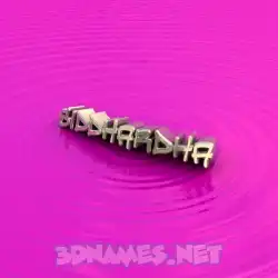 siddhardha in Pink Graffiti style - 3D name wallpaper