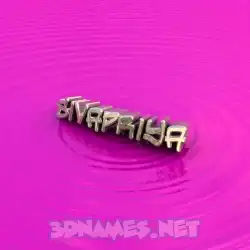 sivapriya in Pink Graffiti style - 3D name wallpaper