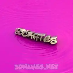 socrates in Pink Graffiti style - 3D name wallpaper