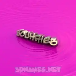souhaieb in Pink Graffiti style - 3D name wallpaper
