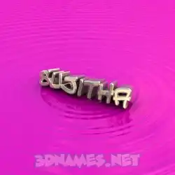 sujitha in Pink Graffiti style - 3D name wallpaper